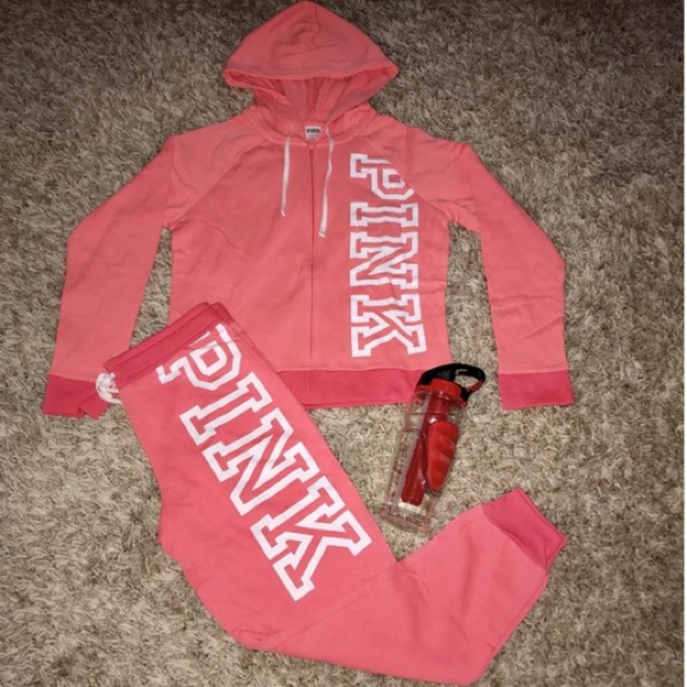 Victoria Secret PINK Skinny Jogger Set NEW XS
